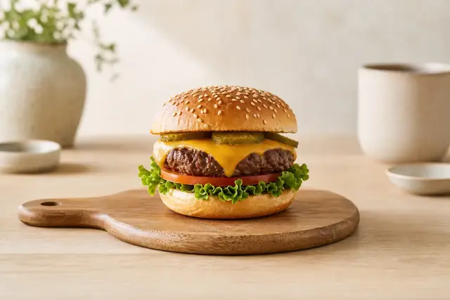 Symbolbild: Cheeseburger